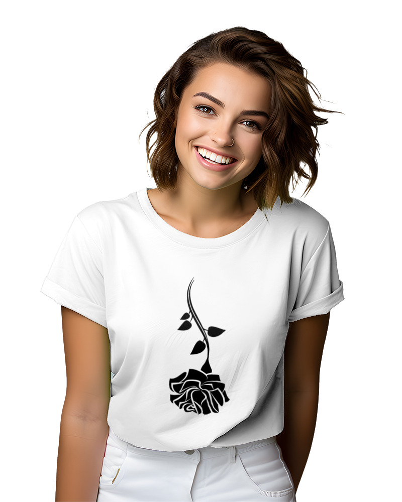 T-Shirt Classic - Fallen Rose - Image 1