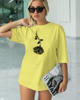 T-Shirt Classic - Fallen Rose - Color Thumbnail LIGHT YELLOW