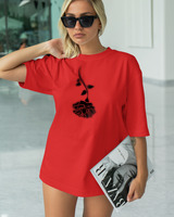 T-Shirt Classic - Fallen Rose - Color Thumbnail RED