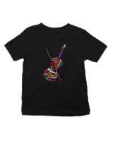 T-Shirt  Παιδικό - Famous Musicians - Color Thumbnail Μαύρο