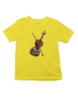 T-Shirt  Παιδικό - Famous Musicians - Color Thumbnail Κίτρινο