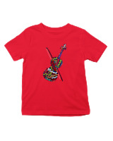 T-Shirt  Παιδικό - Famous Musicians - Color Thumbnail Κόκκινο