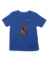 T-Shirt  Παιδικό - Famous Musicians - Color Thumbnail Μπλε Ρουά