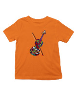 T-Shirt  Παιδικό - Famous Musicians - Color Thumbnail Πορτοκαλί