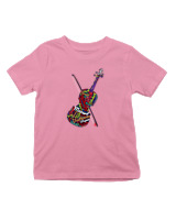 T-Shirt  Παιδικό - Famous Musicians - Color Thumbnail Ροζ