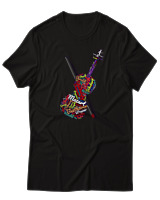 T-Shirt  Γυναικείο - Famous Musicians - Color Thumbnail Μαύρο