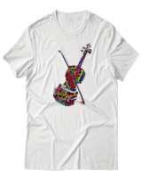 T-Shirt  Γυναικείο - Famous Musicians - Color Thumbnail Άσπρο