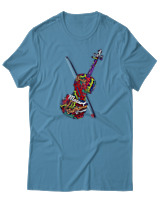 T-Shirt  Γυναικείο - Famous Musicians - Color Thumbnail Τυρκουάζ
