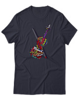 T-Shirt  Γυναικείο - Famous Musicians - Color Thumbnail Σκούρο Μπλέ
