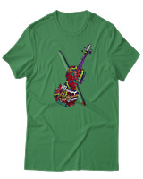 T-Shirt  Γυναικείο - Famous Musicians - Color Thumbnail Πράσινο