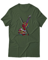 T-Shirt  Γυναικείο - Famous Musicians - Color Thumbnail Κυπαρισσί