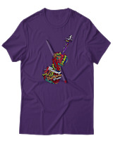 T-Shirt  Γυναικείο - Famous Musicians - Color Thumbnail Μώβ
