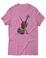 T-Shirt  Γυναικείο - Famous Musicians - Color Thumbnail Ροζ