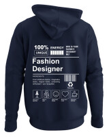 Φούτερ με κουκούλα - Fashion Designer - Color Thumbnail Navy Blue