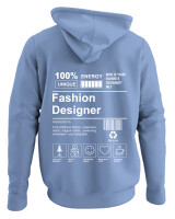 Φούτερ με κουκούλα - Fashion Designer - Color Thumbnail Blue Carolina
