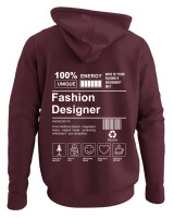 Φούτερ με κουκούλα - Fashion Designer - Color Thumbnail Marron