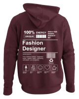 Φούτερ με κουκούλα - Fashion Designer - Color Thumbnail Marron