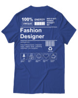 T-Shirt Αντρικό - Fashion Designer - Color Thumbnail Μπλε Ρουά