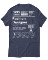 T-Shirt Αντρικό - Fashion Designer - Color Thumbnail Μπλε Γκρι