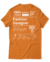 T-Shirt Αντρικό - Fashion Designer - Color Thumbnail Πορτοκαλί