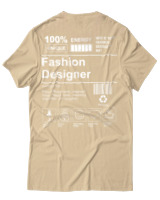 T-Shirt Αντρικό - Fashion Designer - Color Thumbnail Μπεζ