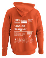 Φούτερ με κουκούλα - Fashion Designer - Color Thumbnail Orange