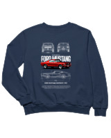 Φούτερ χωρίς κουκούλα Παιδικό - Fast Back 1985 - Color Thumbnail Σκούρο Μπλε
