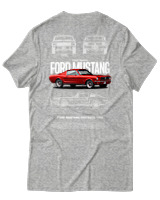T-Shirt Αντρικό - Fast Back 1985 - Color Thumbnail Γκρι Μελανζέ