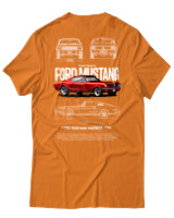 T-Shirt Αντρικό - Fast Back 1985 - Color Thumbnail Πορτοκαλί