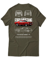 T-Shirt Αντρικό - Fast Back 1985 - Color Thumbnail Χακί