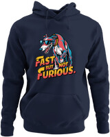 Φούτερ με κουκούλα - Fast But Not Furious - Color Thumbnail Navy Blue