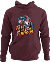 Φούτερ με κουκούλα - Fast But Not Furious - Color Thumbnail Marron