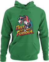 Φούτερ με κουκούλα - Fast But Not Furious - Color Thumbnail Kelly Green