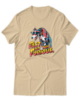 T-Shirt  Γυναικείο - Fast But Not Furious - Color Thumbnail Μπέζ