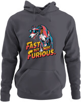 Φούτερ με κουκούλα - Fast But Not Furious - Color Thumbnail Ανθρακί