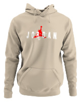 Φούτερ με κουκούλα - Fat Jordan - Color Thumbnail Μπέζ