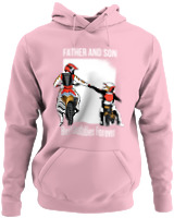 Φούτερ με κουκούλα - Father And Son - Color Thumbnail Pink