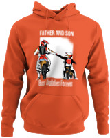 Φούτερ με κουκούλα - Father And Son - Color Thumbnail Orange