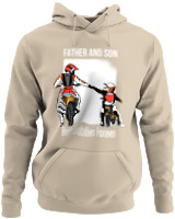 Φούτερ με κουκούλα - Father And Son - Color Thumbnail Μπέζ