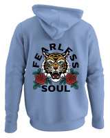 Φούτερ με κουκούλα - Fearless Soul - Color Thumbnail Blue Carolina
