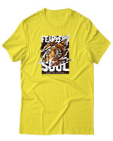 T-Shirt Αντρικό - Fearless Soul - Color Thumbnail Κίτρινο
