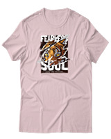 T-Shirt Αντρικό - Fearless Soul - Color Thumbnail Απαλό Ροζ