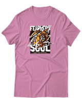T-Shirt Αντρικό - Fearless Soul - Color Thumbnail Ροζ