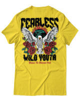 T-Shirt Αντρικό - Fearless Wild Youth - Color Thumbnail Χρυσό Κίτρινο