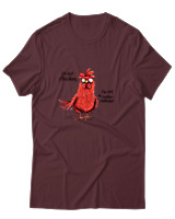 T-Shirt Αντρικό - Feather Challenged - Color Thumbnail Μπορντό