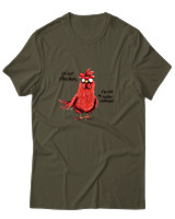 T-Shirt Αντρικό - Feather Challenged - Color Thumbnail Χακί