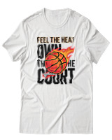 T-Shirt Αντρικό - Feel The Heart - Color Thumbnail Άσπρο