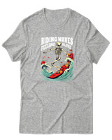 T-Shirt  Γυναικείο - Feeling Alive - Color Thumbnail Γκρί Μελανζέ
