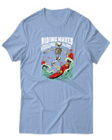 T-Shirt  Γυναικείο - Feeling Alive - Color Thumbnail Γαλάζιο