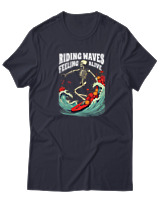 T-Shirt  Γυναικείο - Feeling Alive - Color Thumbnail Σκούρο Μπλέ